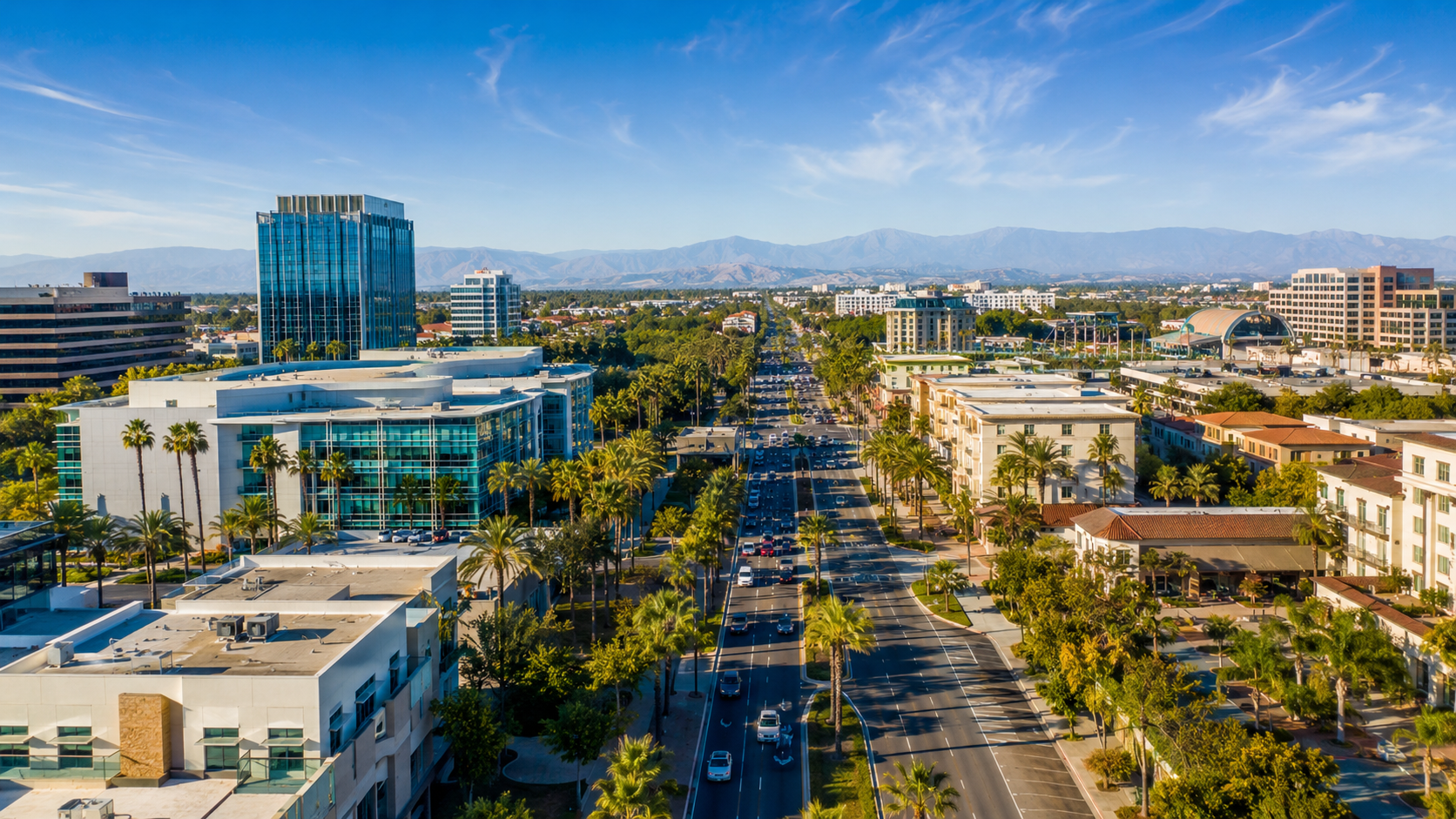 Anaheim city view