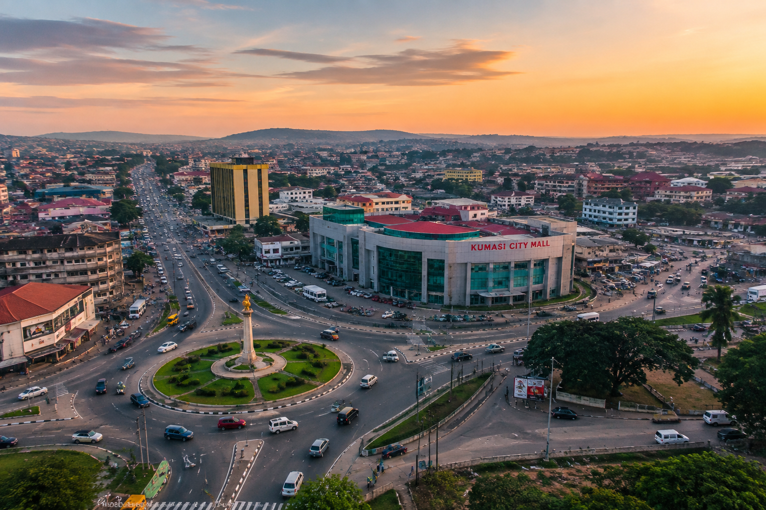 Kumasi city view